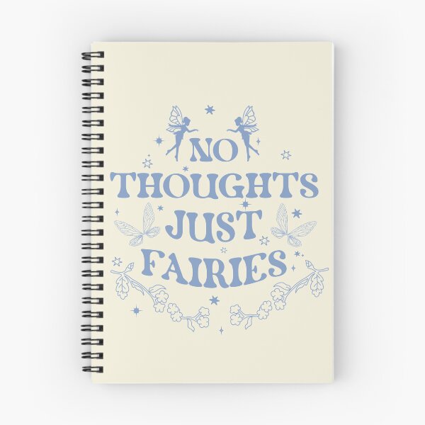 Item preview, No Thoughts Just Fairies - Blue designed and sold by HOLSMADETHAT.