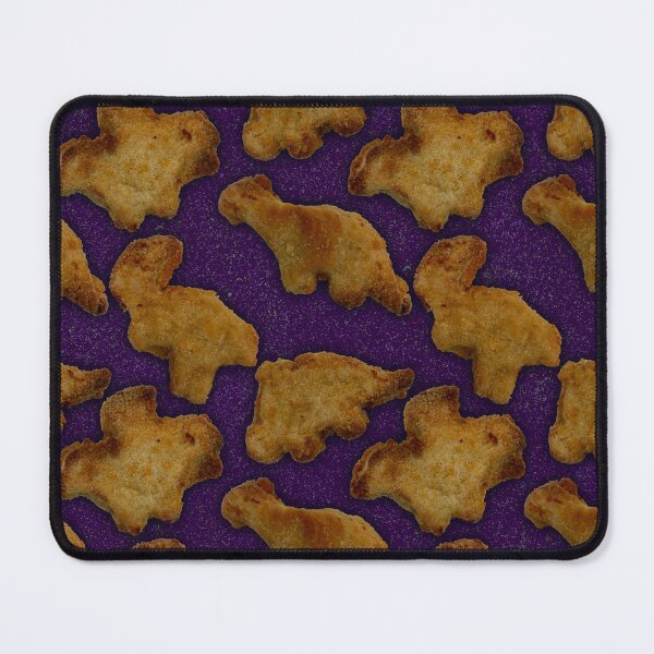 Item preview, Dinosaur nugget seamless pattern purple designed and sold by Paintbrushbetty.