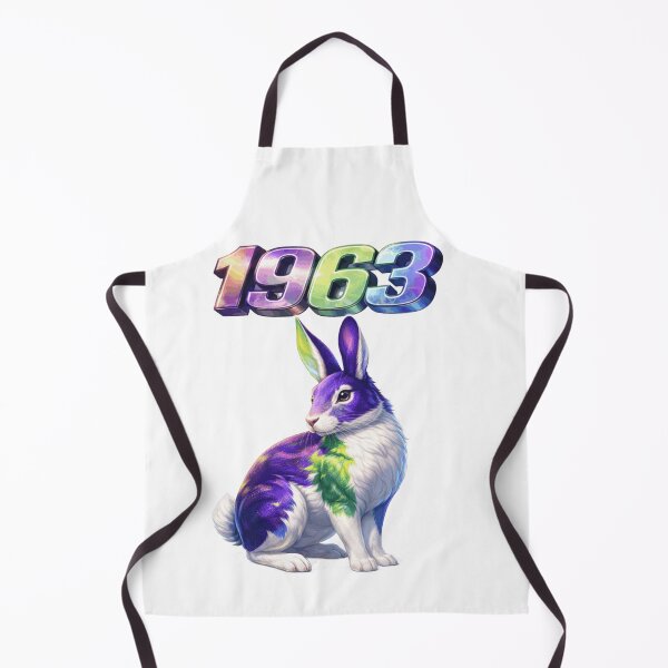 Item preview, 1963YearoftheRabbitEasternZodiacPeaceHarmonyDesign designed and sold by AlexLineArt.