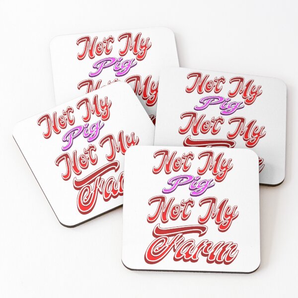 Item preview, Not my pig not my farm / Fried Like Pork 420 designed and sold by TheEndDesign.