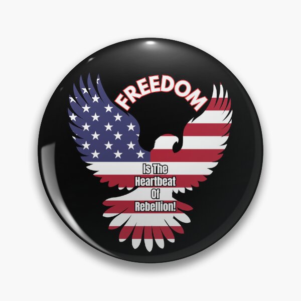 Item preview, Freedom Is The Heartbeat Of Rebellion designed and sold by ActOutTees.