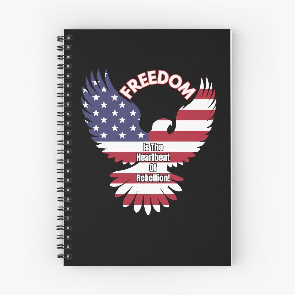 Item preview, Freedom Is The Heartbeat Of Rebellion designed and sold by ActOutTees.