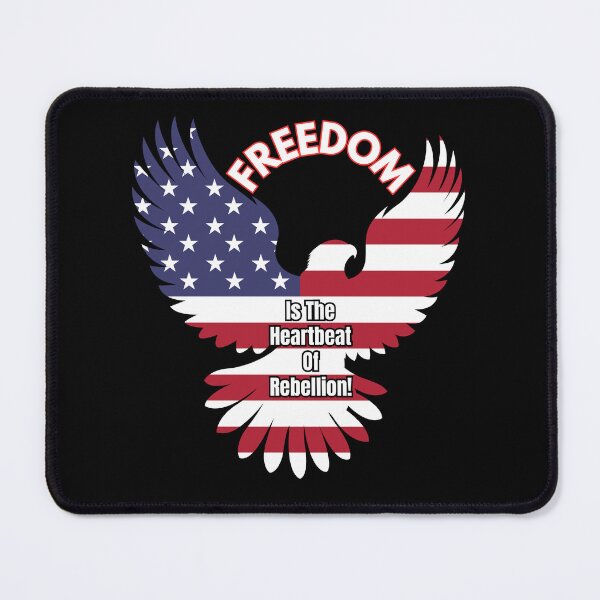 Item preview, Freedom Is The Heartbeat Of Rebellion designed and sold by ActOutTees.