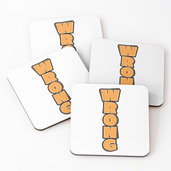 Item preview, WRONG- Bold Vertical Text designed and sold by AnAzArt.