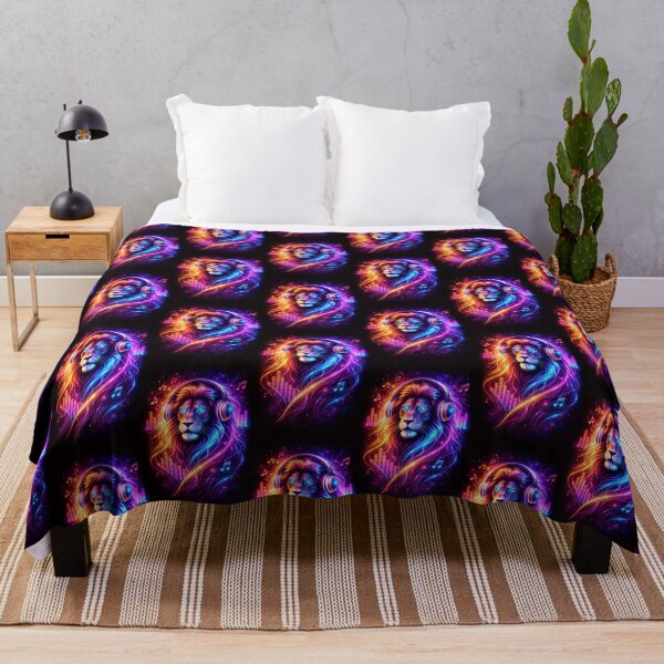 Item preview, Electric Sound Lion - Rhythm of the Neon Lion designed and sold by konter75.