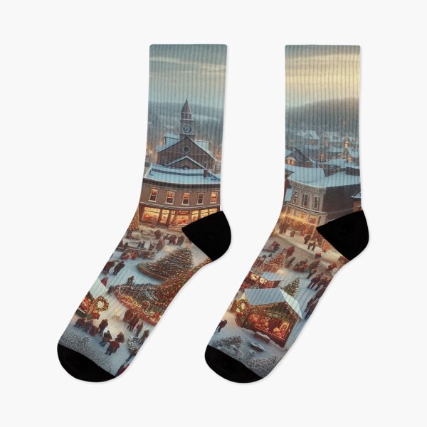 Item preview, Town Square Christmas Festival designed and sold by GlobalMemes.