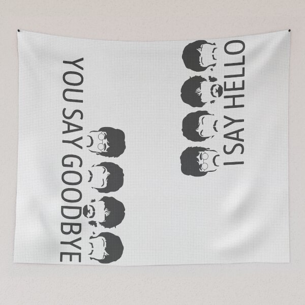 Item preview, You Say Goodbye I Say Hello The Beatles  designed and sold by SaltedBeachPaperie.