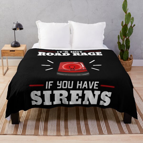 Item preview, It's Not Road Rage If You Have Sirens, Emergency Medical Technician, EMT, Ambulance Technician Gift, Paramedics designed and sold by DoodleUrban.
