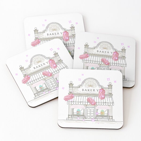 Item preview, Magical Bakery Illustration – Dreamy Cake Shop with Floating Desserts designed and sold by Sugar Wisdom .