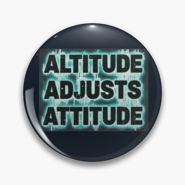 Item preview, Altitude Adjusts Attitude – Bold Motivation & Growth Mindset Typography designed and sold by SV-Creation.
