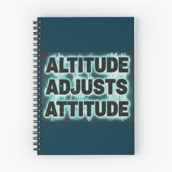 Item preview, Altitude Adjusts Attitude – Bold Motivation & Growth Mindset Typography designed and sold by SV-Creation.