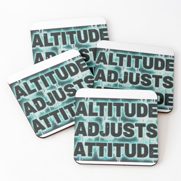 Item preview, Altitude Adjusts Attitude – Bold Motivation & Growth Mindset Typography designed and sold by SV-Creation.