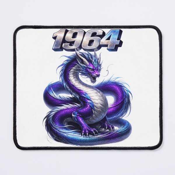 Item preview, 1964YearoftheDragonEasternZodiacPowerStrengthDesign designed and sold by AlexLineArt.