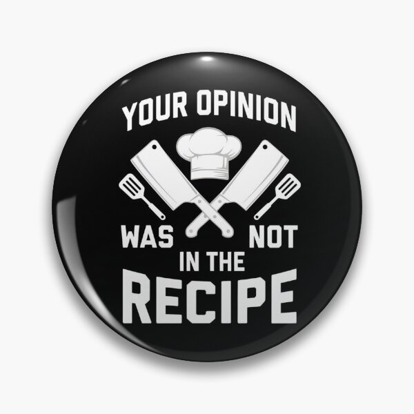 Item preview, Culinary Attitude Chef Quote designed and sold by Nocturnal-Vines.