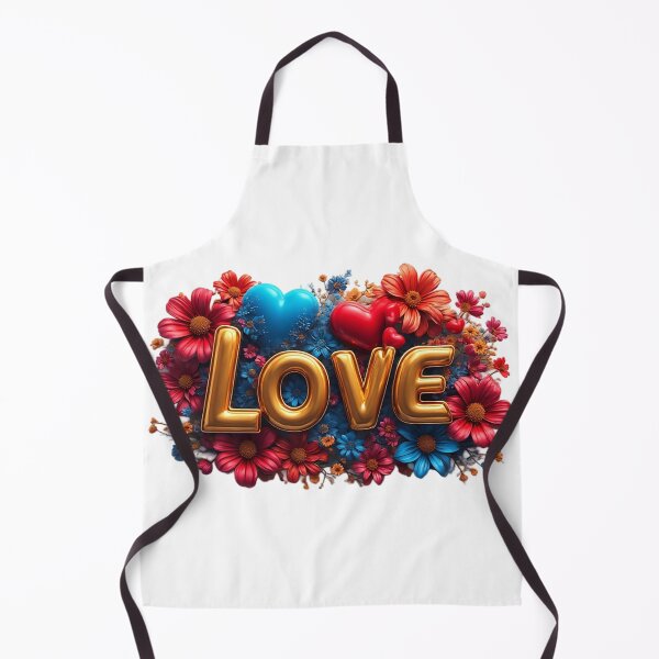 Item preview, Vibrant 3D Love Typography with Floral Accents designed and sold by newvisionart191.