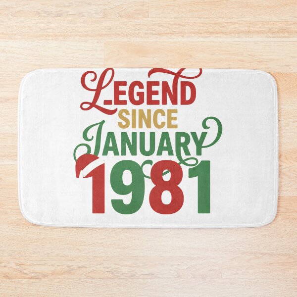 Item preview, Legend Since January 1981 T-Shirt, Funny 1981 Birthday Shirt Gift, Retro Legend Born January Graphic Tee for Men Women designed and sold by HappiSmiles.