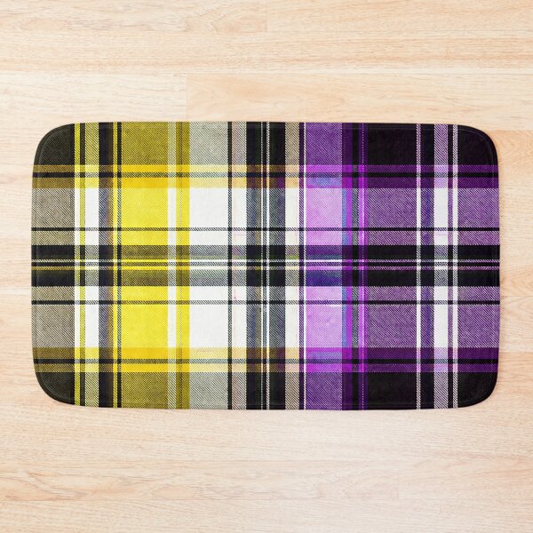 Item preview, PRIDE / TRIBE TARTAN - ✨NONBINARY PRIDE FLAG✨ designed and sold by WheelieGdArt.