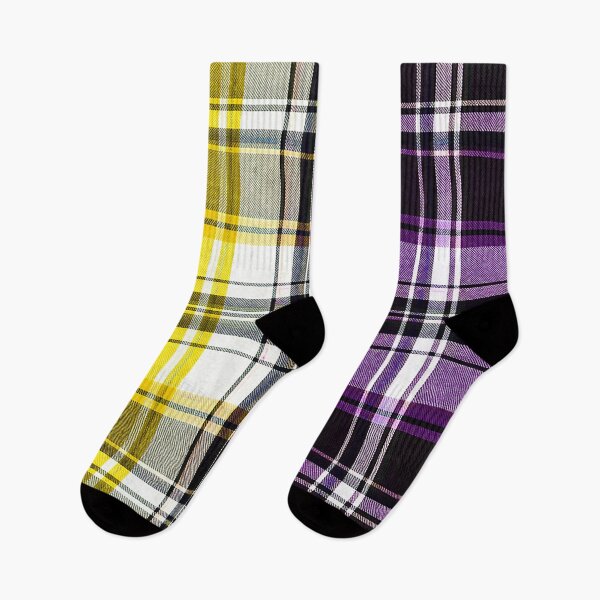 Item preview, PRIDE / TRIBE TARTAN - ✨NONBINARY PRIDE FLAG✨ designed and sold by WheelieGdArt.