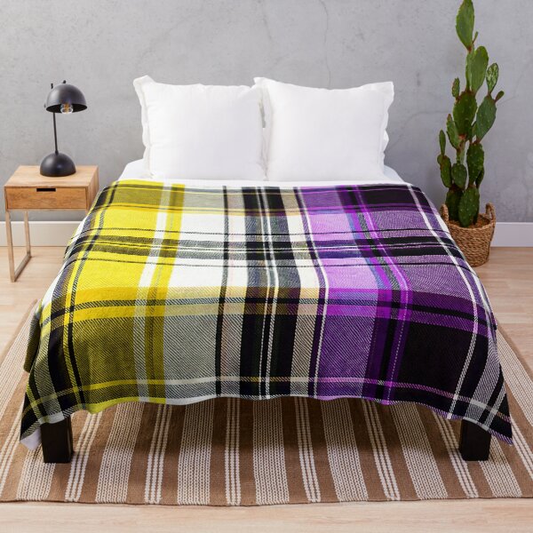 Item preview, PRIDE / TRIBE TARTAN - ✨NONBINARY PRIDE FLAG✨ designed and sold by WheelieGdArt.