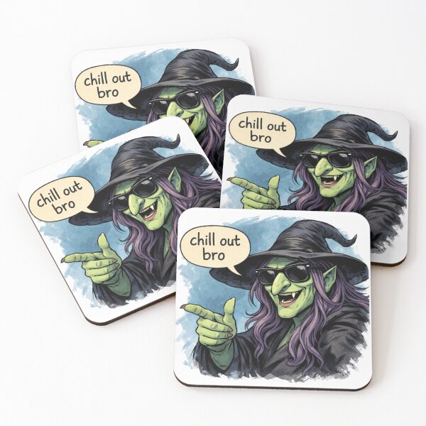 Item preview,  #CHILL OUT BRO Witch designed and sold by TIPOTENIOS.