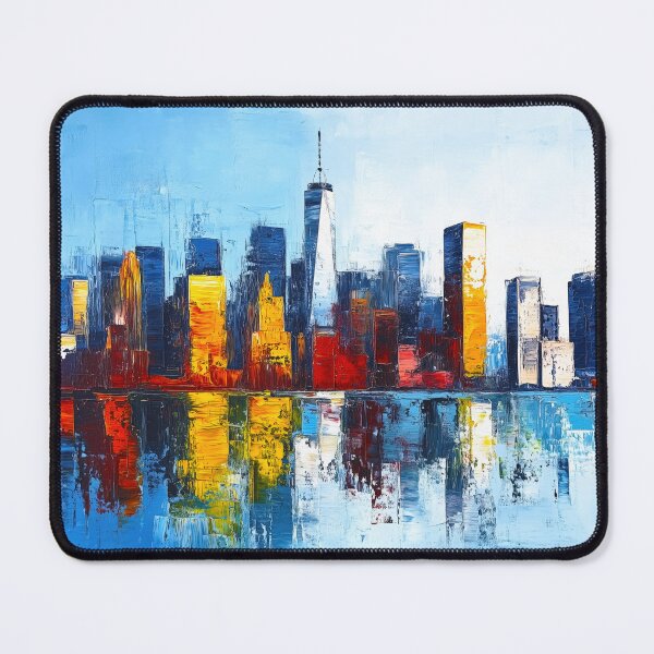 Item preview, NYC Skyline – Golden Dawn Chromatic Study designed and sold by SkylineVistas Designs.