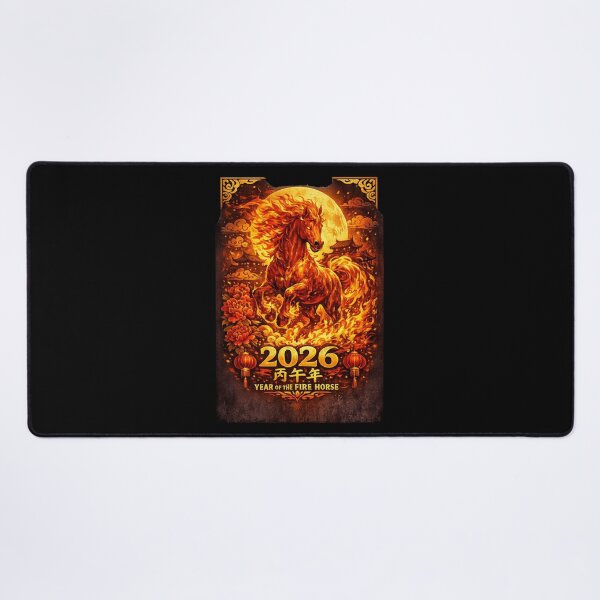 Item preview, Happy Chinese New year of the Horse 2026 designed and sold by PluffyPanda.