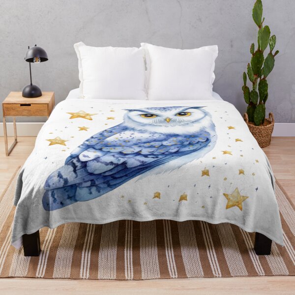 Item preview, Magical Celestial Owl with Golden Stars designed and sold by CharlieDesings.
