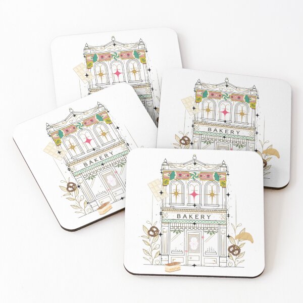 Item preview, Magical Bakery Illustration – Dreamy Cake Shop with Floating Desserts designed and sold by Sugar Wisdom .