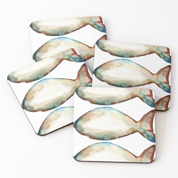 Artikelvorschau, abstrakter Aquarellfisch entworfen und verkauft von VitSArt.