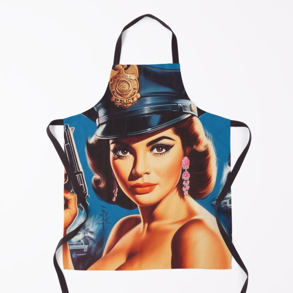 Item preview, Vintage Hot Policewoman designed and sold by PulpVintage.
