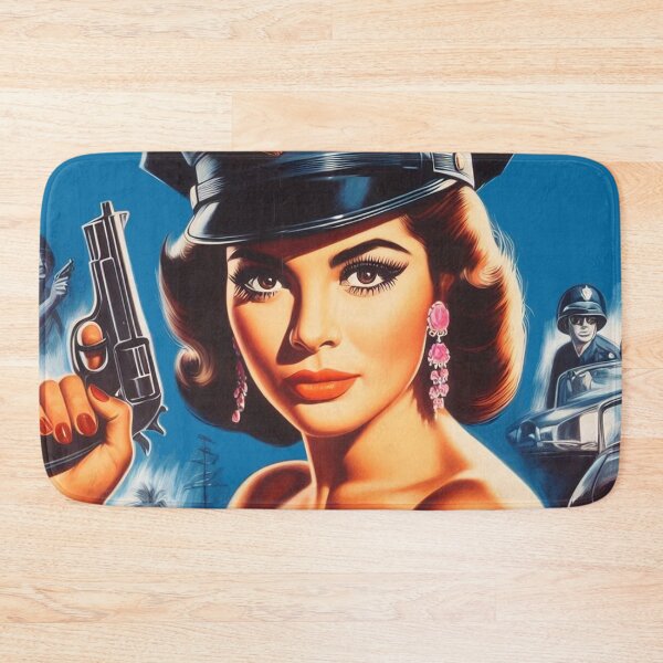 Item preview, Vintage Hot Policewoman designed and sold by PulpVintage.