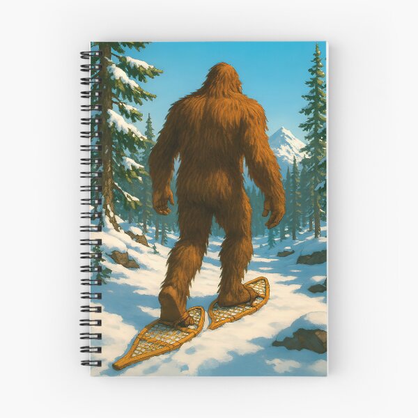 Item preview, Incognito Sasquatch: Leave No Trace Snowshoeing Bigfoot designed and sold by WilderRoads.