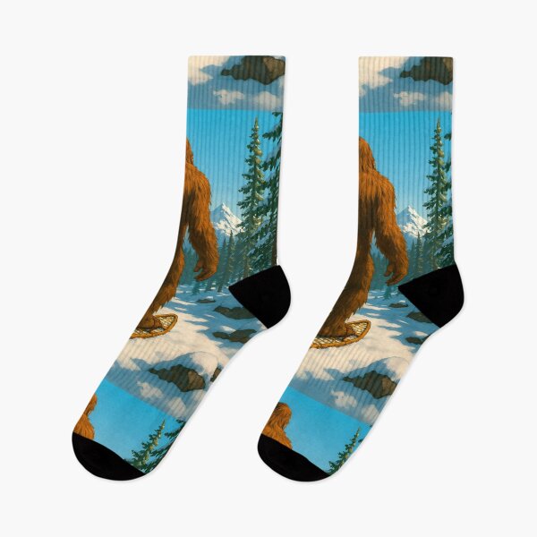 Item preview, Incognito Sasquatch: Leave No Trace Snowshoeing Bigfoot designed and sold by WilderRoads.