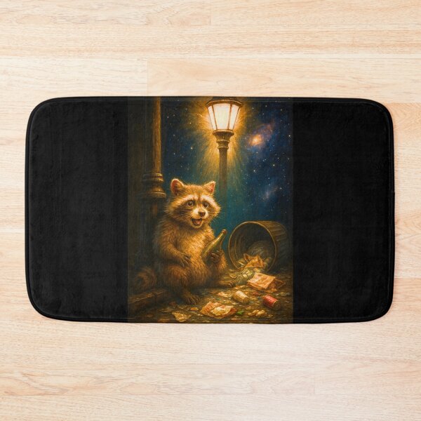 Item preview, Trashed Panda Drunk Raccoon designed and sold by JI-PIXEL-PLACE.