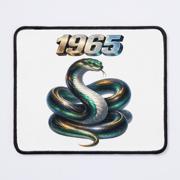 Item preview, 1965YearoftheSnakeEasternZodiacWisdomMysteryDesign designed and sold by AlexLineArt.