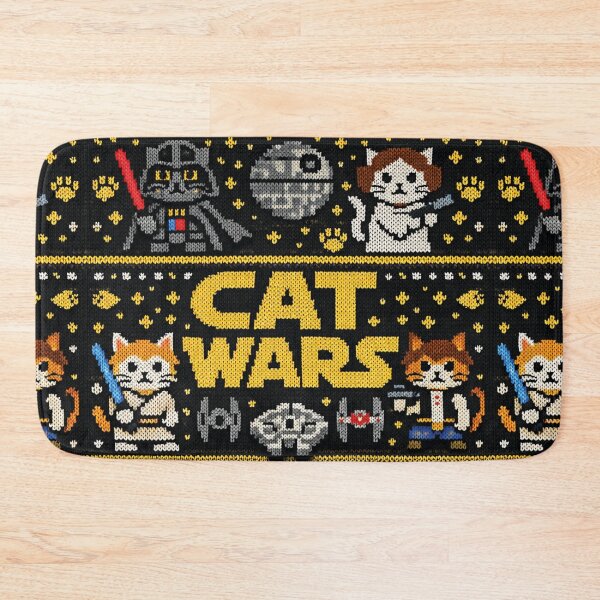 Item preview, Cat Wars – A hilarious cat space adventure in ugly Christmas sweater style designed and sold by Mauswohn.