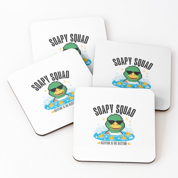 Item preview, Soapy Squad Bathtime Duck — Cute 8-Bit Pixel Art Rubber Ducky designed and sold by Colorful-Garden.