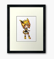 Jolteon Magical Girl Chibi Framed Print