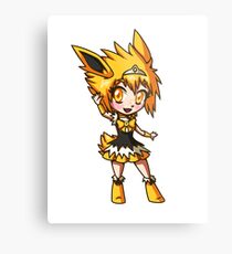 Jolteon Magical Girl Chibi Metal Print