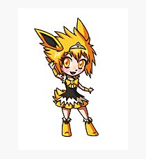 Jolteon Magical Girl Chibi Photographic Print