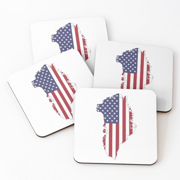 Item preview, Stars and Stripes Over Greenland designed and sold by amuseXpress.