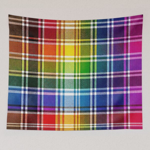 Item preview, PRIDE / TRIBE TARTAN - ✨PROGRESSIVE PRIDE TARTAN✨ designed and sold by WheelieGdArt.