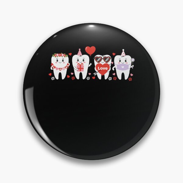 Item preview, Valentine's Day Teeth Cute Dentist designed and sold by MerchDeviant.