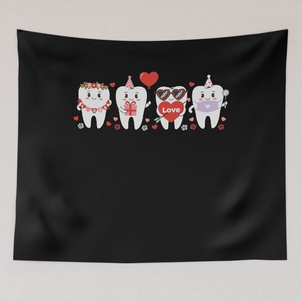 Item preview, Valentine's Day Teeth Cute Dentist designed and sold by MerchDeviant.