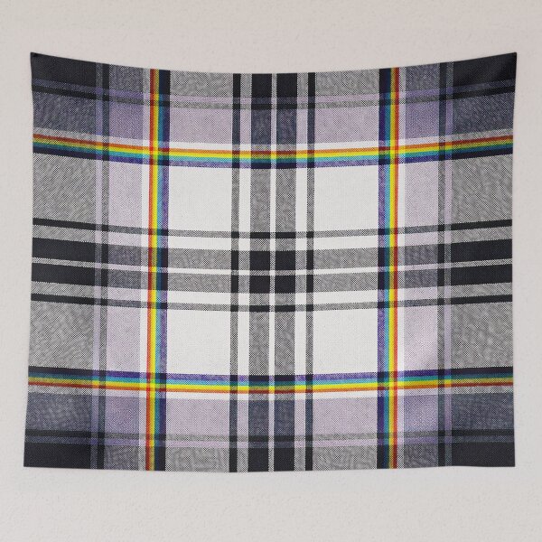 Item preview, PRIDE / TRIBE TARTAN - ✨QUEER PRIDE (RECLAIMED IDENTITY) TARTAN✨ designed and sold by WheelieGdArt.