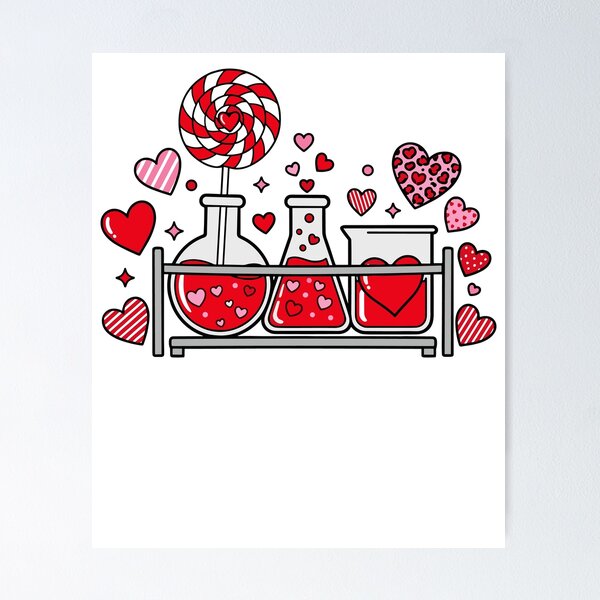 Item preview, Love  Valentine's Day Science Chemistry designed and sold by MerchDeviant.