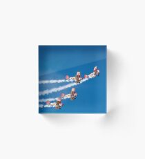 The Red Baron Pizza aerobatic squadron Acrylic Block