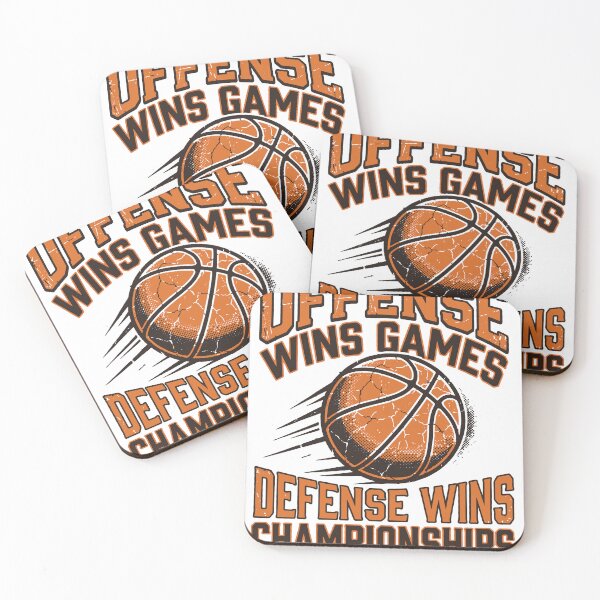 Item preview, Offense Wins Games Defense Wins Championships Basketball Tee Kids T-Shirt designed and sold by Everyday Epics.