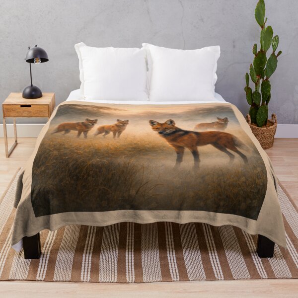 Item preview, Maned Wolf Pack – Ghosts of the Cerrado designed and sold by GeoWild Designs.
