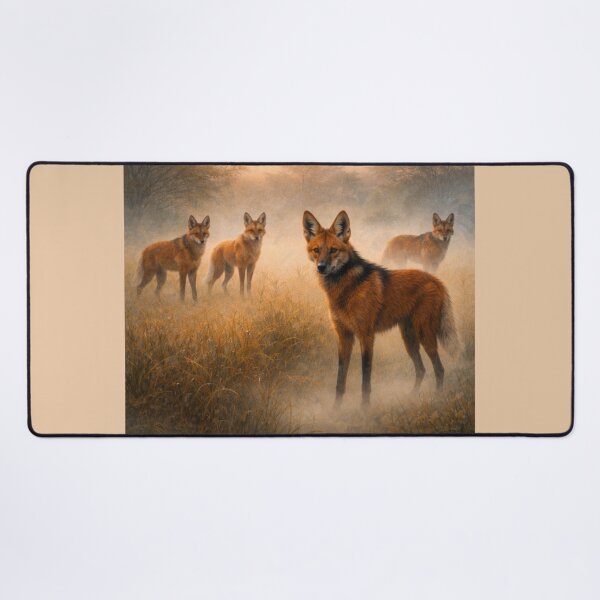 Item preview, Maned Wolf Pack – Ghosts of the Cerrado designed and sold by GeoWild Designs.